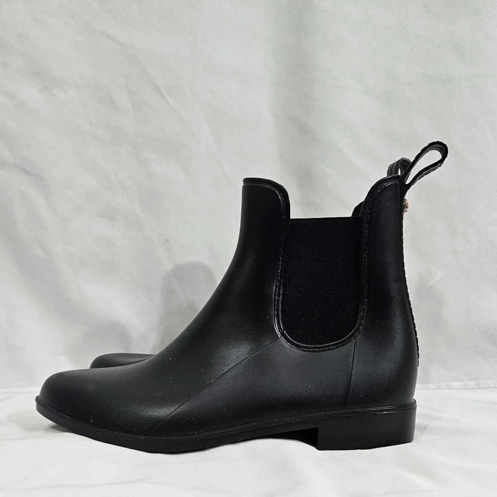 Sam Edelman Tinsley Black Ankle Rain Boot Womens Size 9